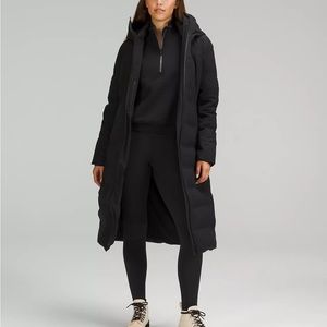 Lululemon Sleet Street Long Jacket- Black